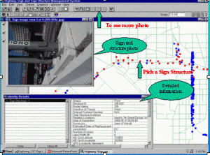 Sign Structure Management System in GIS